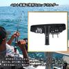 Charmoon Rod Holder for Waist for Mobile Fishing Belt Rod 2 Pieces Belt, Portable, Fishing, Stand, (Black)
