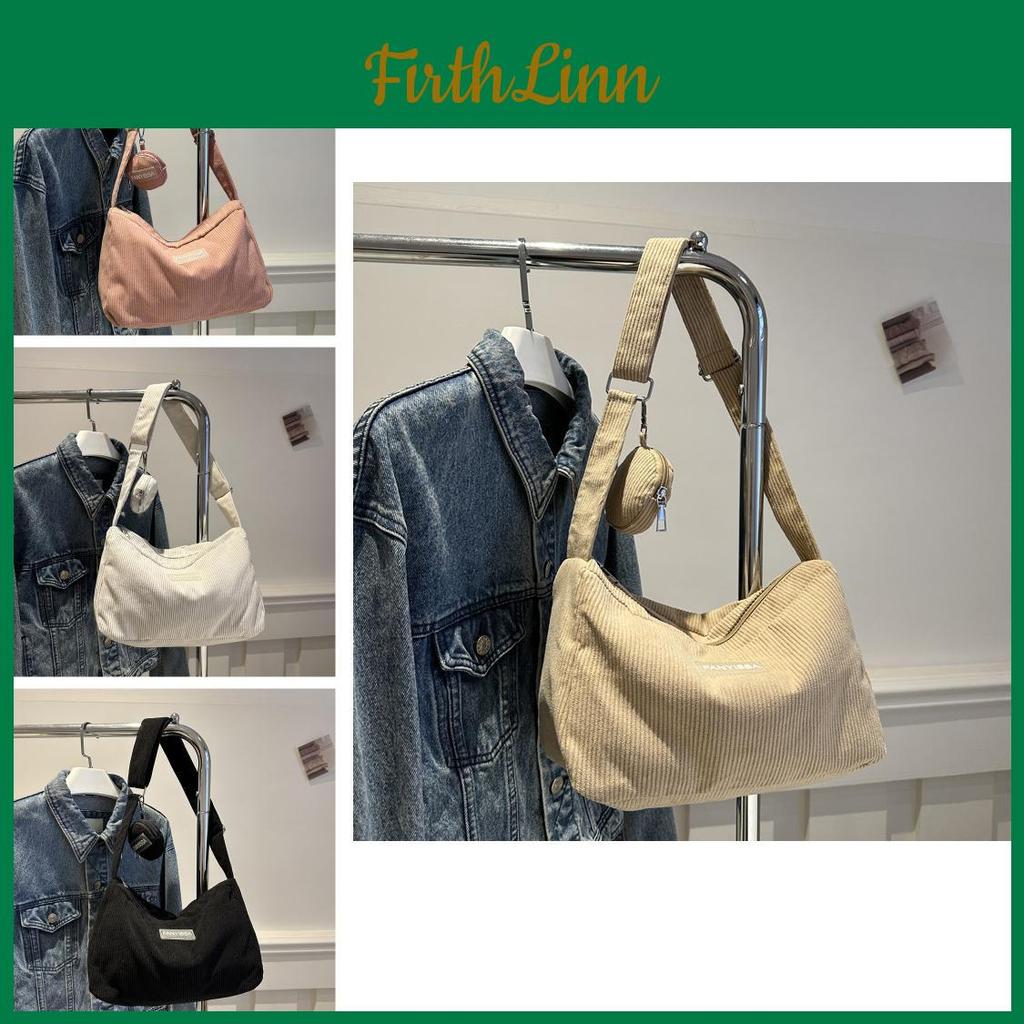 Stylish Urban Simple Corduroy Tote Bag For Women Ideal For Daily Use In Multiple Colors