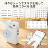ORGSTA S001 Label Writer Compact Thermal Printer Tape Bluetooth Connection Maker White