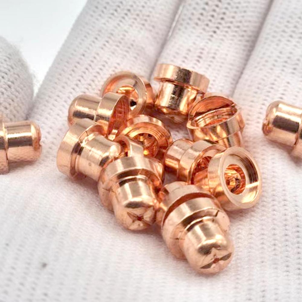 100 Stück PT31 Extend Plasma Cutter Torch Düse Elektroden Düsen Kit LG40A Zubehörset