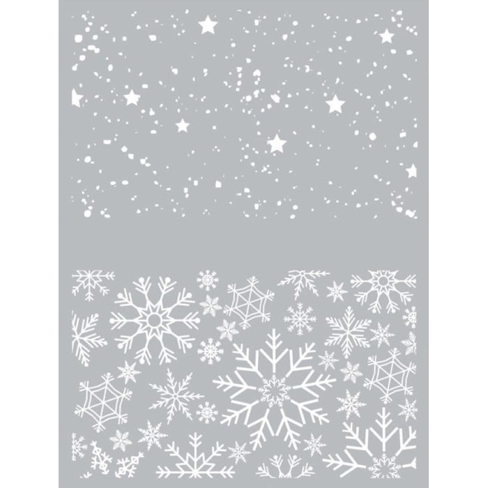 Kerst stencils voor polymeerklei