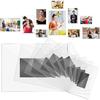 10 Pcs Acrylic Magnetic Photo Frames for Fridge 5x7 4x6 3.5x5 3x4.5 2.2x3.5 Inches Large Magnet Clear Magnetic Picture Frame for Refrigerator Display
