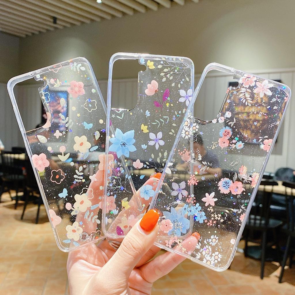 Niche Fresh Floral Mobile Phone Case Suitable for Samsung S25 Galaxy A36S24 S23U Rubber Soft Shell A56A26