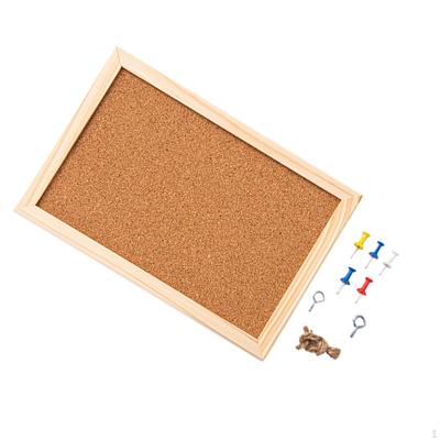 Cork Bulletin Board Home Office Rectangle Decoration Message Photo Corkboard
