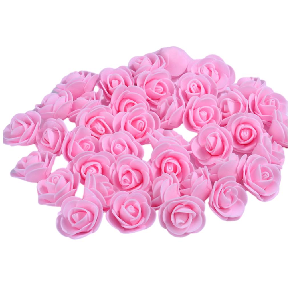 

500x Красивые и Реалистичные Цветочные Композиции Легко PE Пена Головка Розы Искусственный Цветок