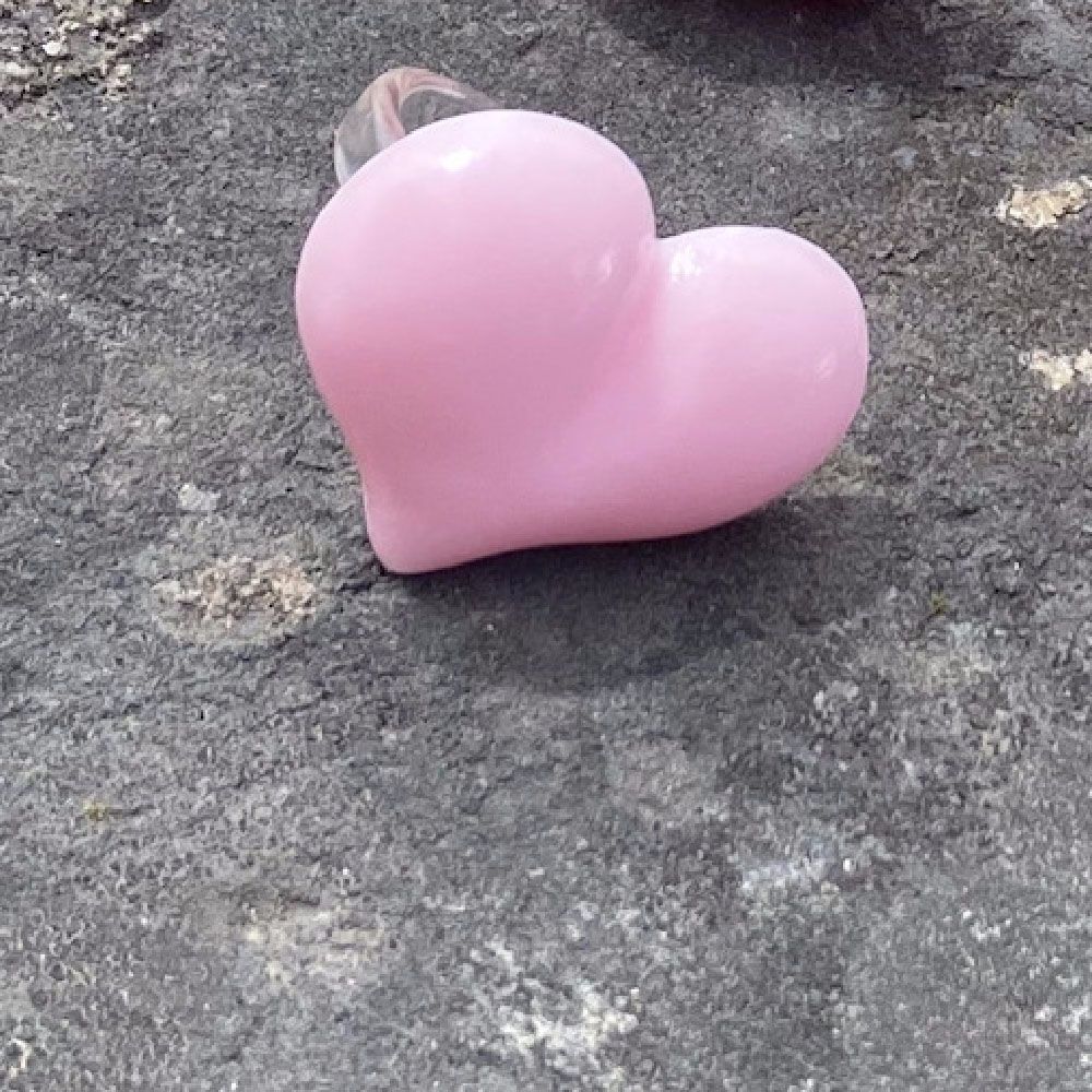 Exaggerated Pink Love Heart Heart Shaped Big Fashion Jewelry Thumb