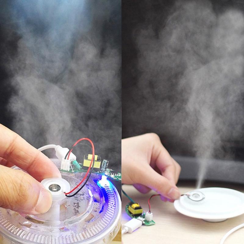 13.8mm Mini Mist Maker Fogger Ultrasonic Atomizer Transducer Ceramic Humidifier Diffuser DIY Parts Low Driving Voltage