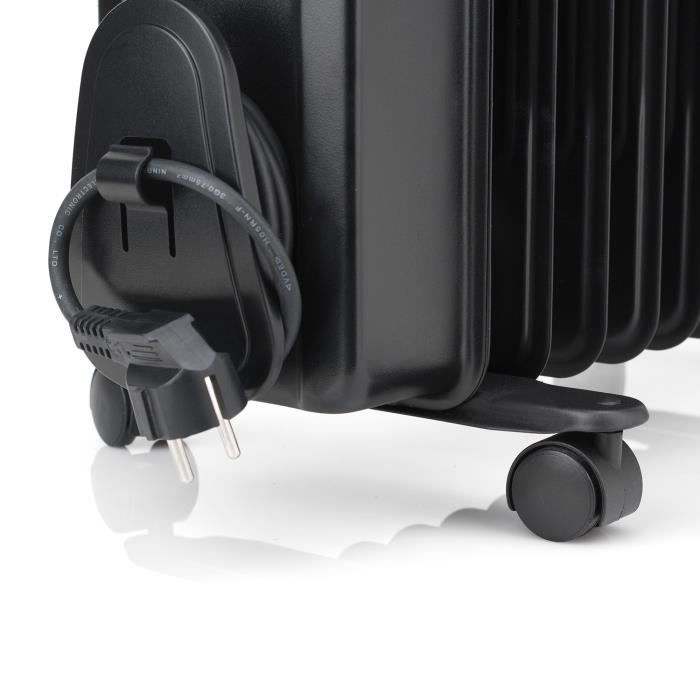 Radiateur À Bain D'huile - BLACK+DECKER - BXRA2000E - 2000W - 11 Éléments - Thermostat Réglable