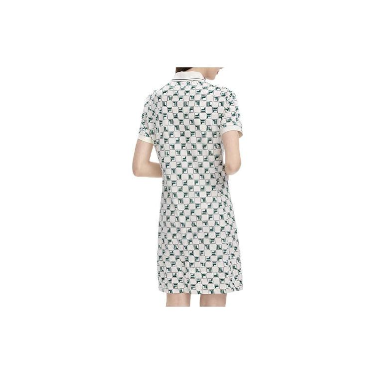 Fila Short Sleeved Dress Women's All Over Print Four F11W329314FZD