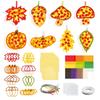 Cute Spooky Courtyard Halloween Decoration Paper Craft Handmade Paper-cutting Set  Festival Decors