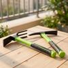 2 Pieces Garden Hoe with Cultivator Fork Sturdy Tool Secure Grip for Weeding