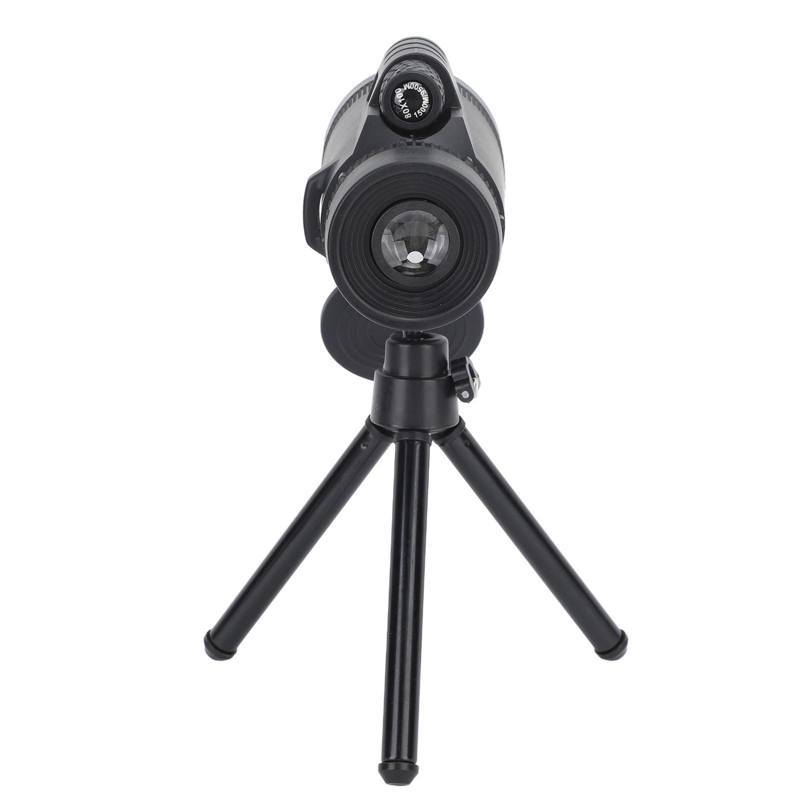 

50x60 Monocular Binoculars for Smartphone High Power HD Indoor Bird Watching Monoculars Black Cell Phone Photo Binoculars