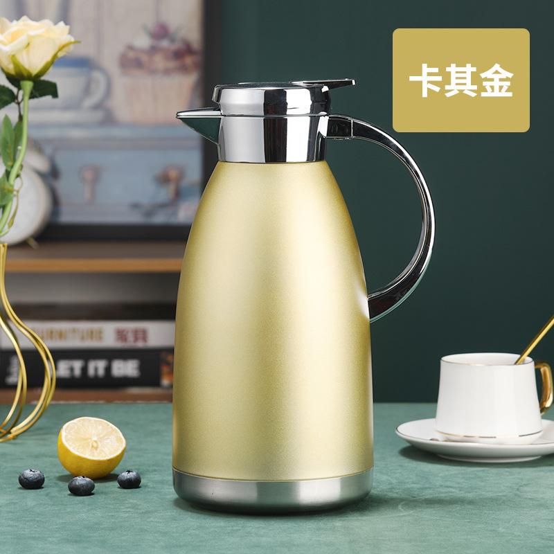 Insulation Pot 1.8L 2.3L Vacuum Stainless Steel Coffee Pot Milk Tea Jug Water Carafe Flask Thermal Thermos Bottles Sale