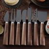 Non-Stick Stainless Steel Cheese Knife with Walnut Handle