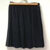 Pleated Bottoms Apparel Skirt Polyester Black