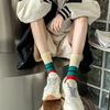 Sports Unisex Stockings Breathable Comfort Embroidery Japanese Vintage Socks Versatile