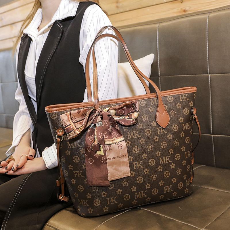 Bag Women's New Large-capacity Shoulder Women's Handbag Fashion Tote Child and Mother Bag Autumn and Winter High-end Trend