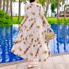 Elegant Long Dresses Summer Clothes Short Sleeve Casual Loose Women Dress