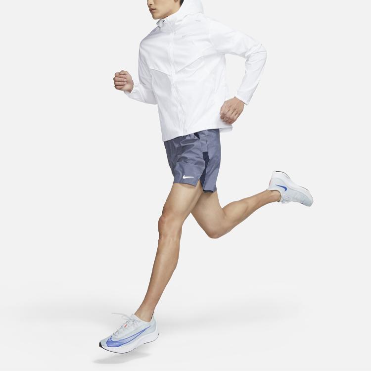 Nike Sports Training Running Hooded Jacket With Sun Protection For Spring Men Jacket White CZ9071-100