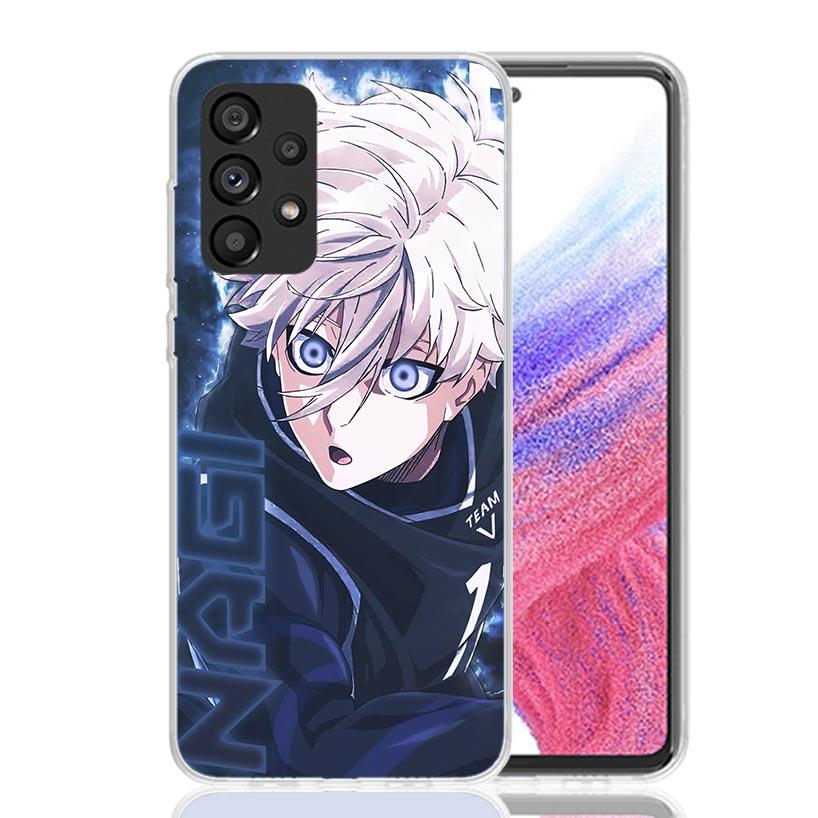 Blue Lock Nagi Seishiro Phone Case for Samsung Galaxy A52 A51 A50S A12 A22 A32 A72 A10S A30S A31 A71 Note 20 Ultra 10 Plus S10 G