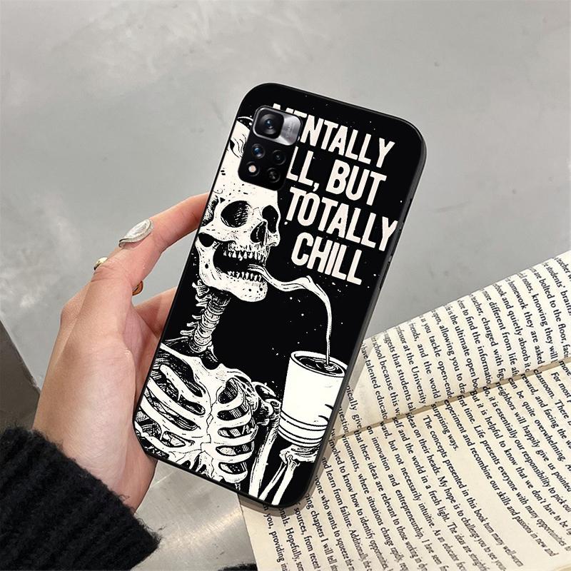 Skeleton Art Phone Case For Xiaomi Redmi note 14 Pro 14 13 12 11 10 Pro 14S 12S 11S Redmi 14C 13C 10
