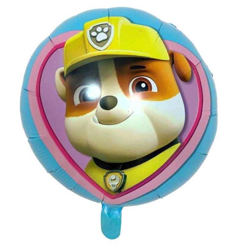 1 Stück Paw Patrol 18 Zoll Folienballons für Geburtstag Heimparty Dekorationen Rubble Skye Ryder Paw