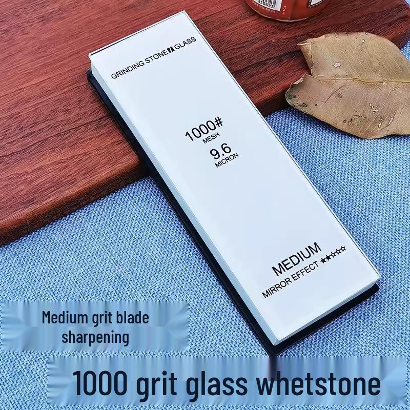 

Black Silicone Base Whetstone with White Corundum for Professional Blade Sharpening