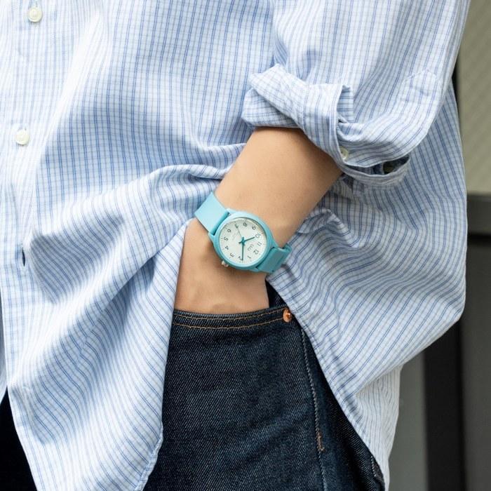 [Citizen Q&Q] V52A-504VK Watch, 100m Water Resistant, Blue