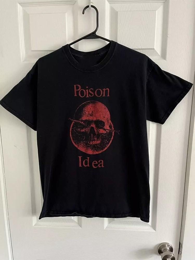 Poison Idea Band Music Black T-Shirt Cotton All Size RD513 Unisex T-Shirt S