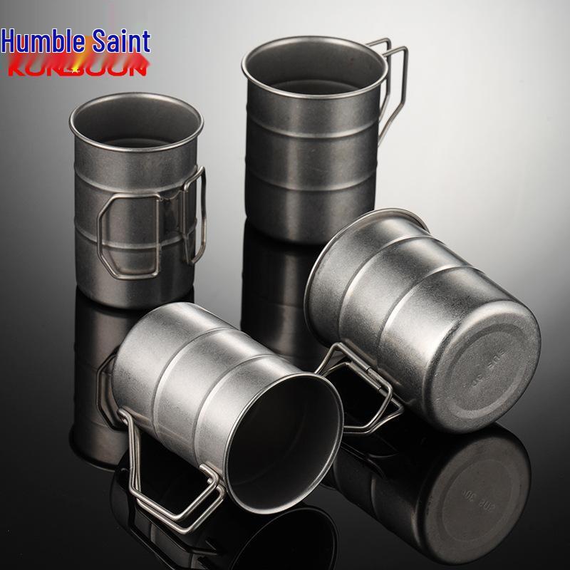 Qianxing 304 Stainless Steel Oil Drum Camping Mug