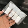 Mini Silicone Fan-Shaped Facial Mask Brush - Short Handle, Portable Beauty Tool