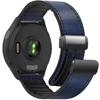 22mm 20mm Leather+Silicone Strap for Garmin Forerunner 55 165 265 965 Magnetic Bracelet Band Garmin Vivoactive 6/5 Venu 3/2 Belt
