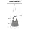 Women's 2025 Fashion Diamond-Studded Chain Evening Bag - Handheld, Shoulder, and Crossbody Bucket Style