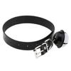 Cosplay Bondage Choker Bell Collar For Women Girls Necklace Metal Leather Chocker Goth Anime Role play Gift Jewelry Accessories