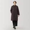 MUJI Washable Quilted Dark Size M Women's Coat, Brown, (BD0YVA4A)