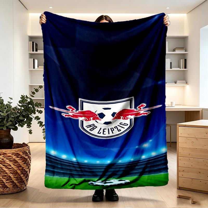 RB Leipzig Print Blanket - Soft & Comfortable, for Bedroom, Travel, Sofa, Home Decoration - Birthday Christmas Gift for Friend