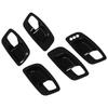 Inner Door Handle Bowl Cover Trim Car Interior Decoration Replacement for Dodge Charger 2011‑2021Bright Black