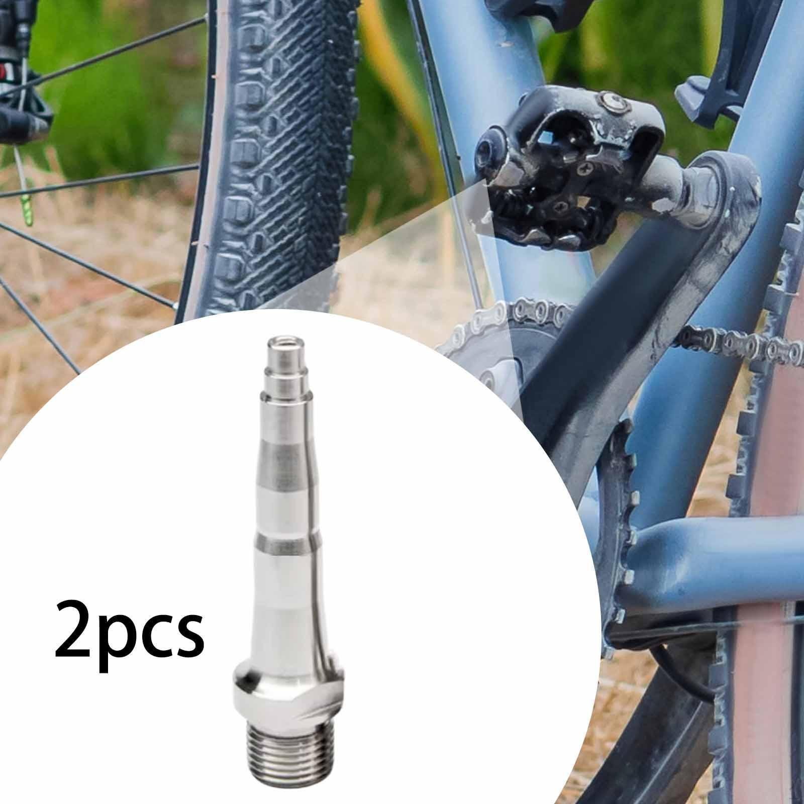 

2 Pieces Bike Pedal Axle Foot Pegs High Reliability Sturdy Practical Easy Installation 73mm 73mm