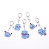 5Pcs Cartoon Huntrix Saja Boys Derpy Tiger Acrylic Keychains Ring Double-Sided Key Chain Jewelry Demon Hunters Love Gifts