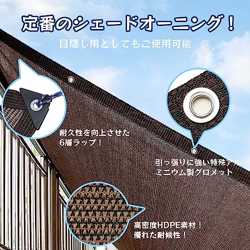 XGIUINI Sunshade (90x180cm) for Balconies, UV Protection, High-Density Polyethylene (HDPE) Sunshade, Heat Insulation, Light Blocking, Good Breathabili
