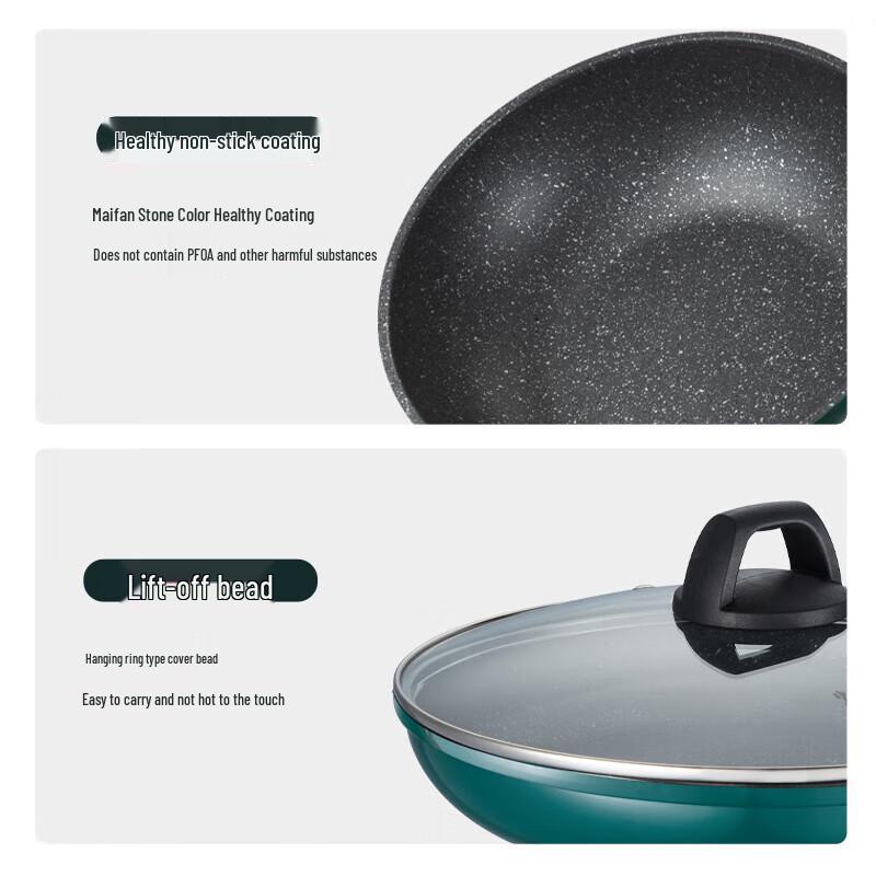 Chu Da Huang Cui Fu Series Frying & Stir-Frying Cookware Set