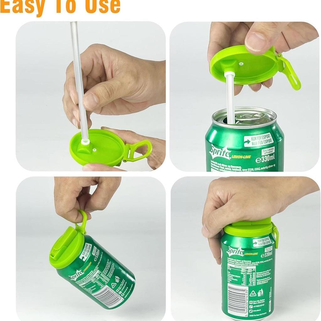 1PCS Soda Can Lid Reusable Silicone Lid Cover Portable Canned Beverages Juice Beer Cap Water Cup Accessories for Home Picnic