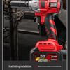 Brushless High Torque Rechargeable Lithium Battery Impact Wrench for Scaffolding, Woodworking, and Auto Repair.