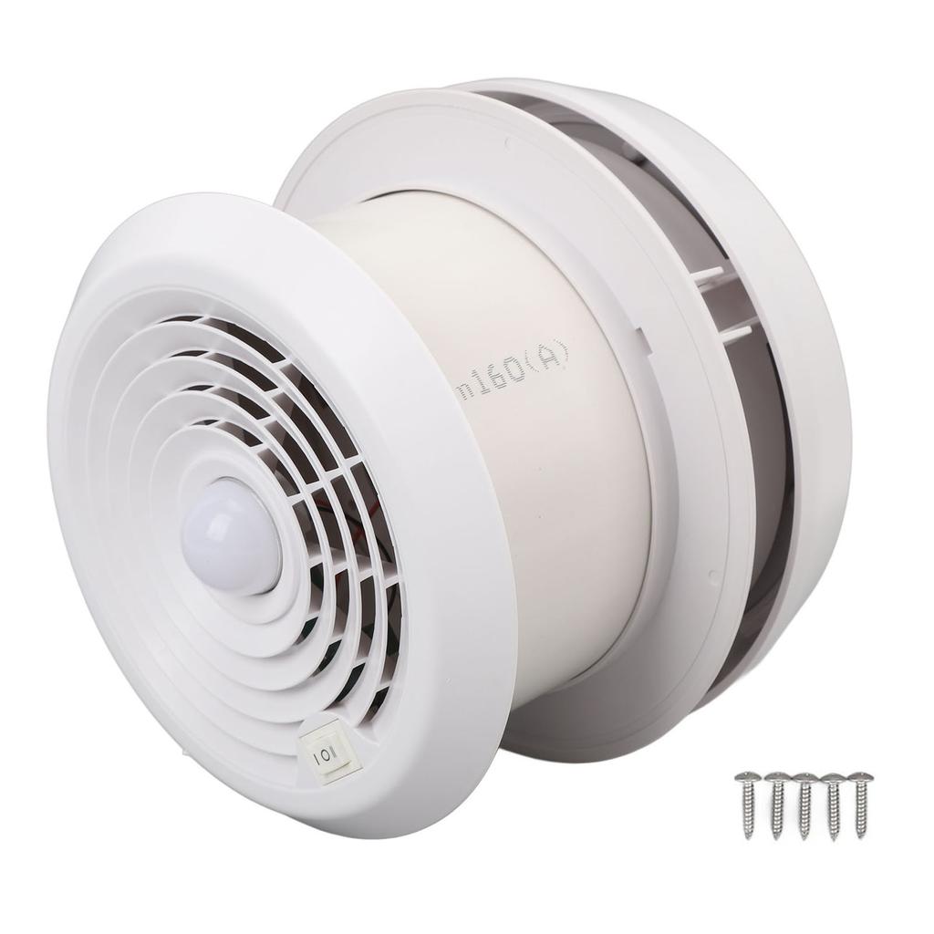 RV Roof Vent Fan Mushroom Head Shape 2 Speed 12V Motorhome Exhaust Fan with Lighting and Mesh Screen For RV Camper