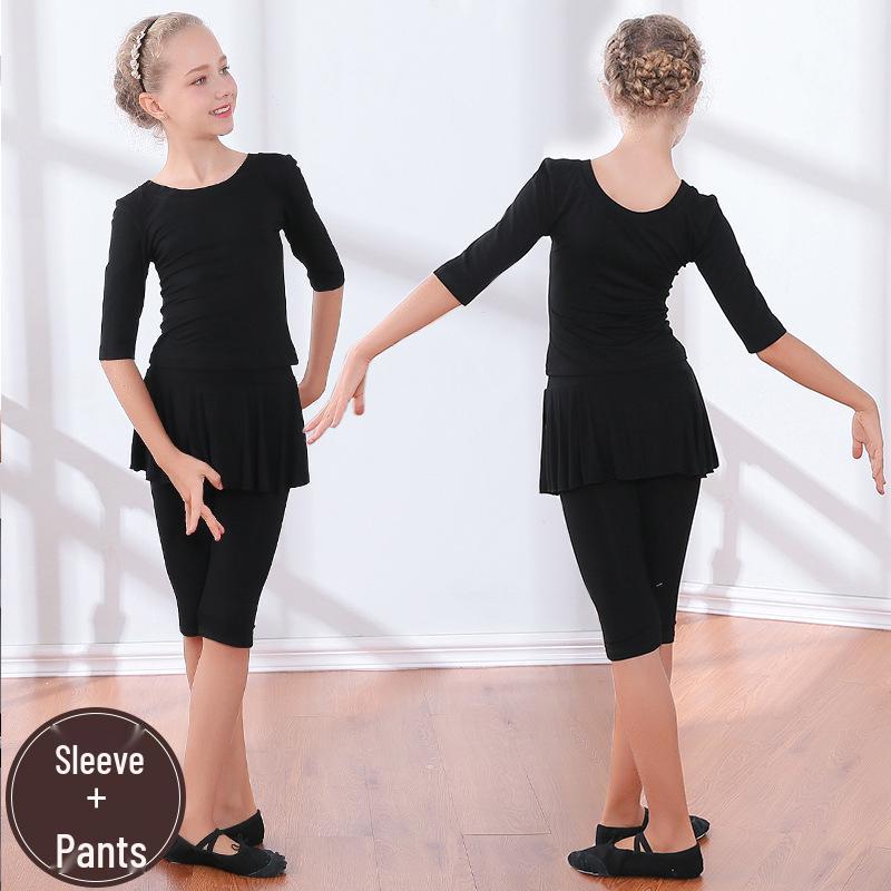 Tanz- & Fitness-Yoga-Kleidung für Mädchen - Gymnastik-Outfit für Kind & Eltern - Frühling bis Herbst