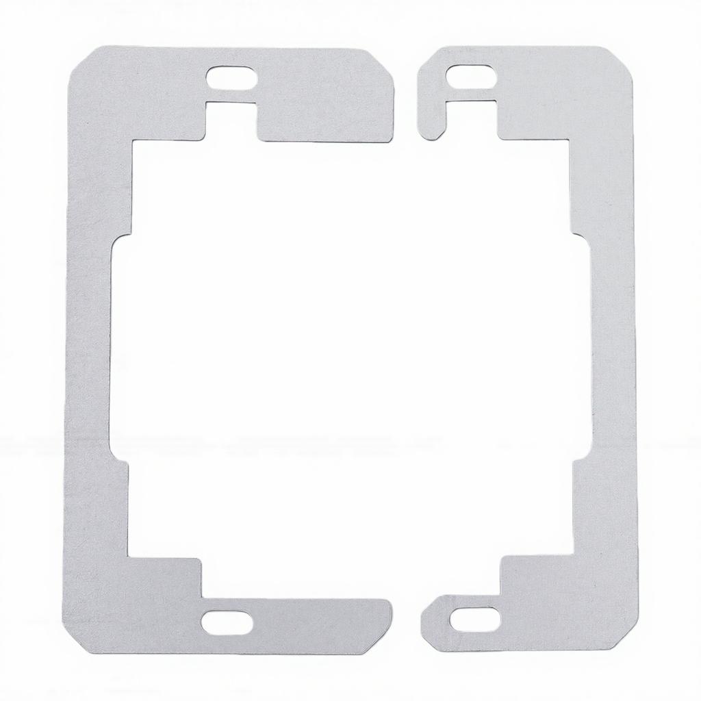 20 Pcs Wall Plate Spacer Stainless Steel Outlet Spacer Wall Plate Leveler Device for Electrical Box