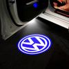 For VW VOLKSWAGEN New 2pcs Wireless HD Courtesy Lamp Car Door Projector Welcome Light For Volkswagen VW RLine R Golf Amarok T5 P
