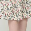 Bcbg Belted Floral Open Neck Dress B6m5o691