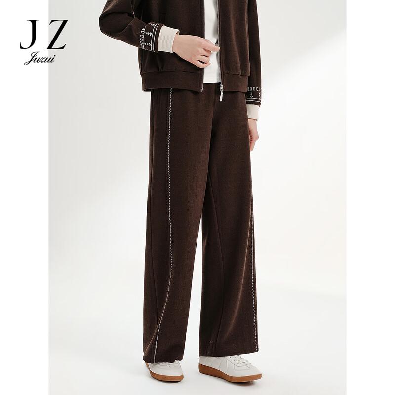 JUZUI Women s Relaxed Fit Straight-Leg Commuter Pants M