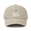 NECESITO CERVEZA pattern printed vintage duckbill cap fashionable retro curved brim baseball cap casual outdoor sun hat